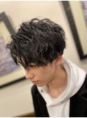 【志尊淳風センターパート】ツイスパ/ツーブロック/バーバー