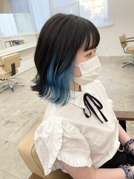 ニュート(Neut ) インナーカラー/ターコイズブルー