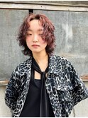 ウルフパーマ　くるくる　レイヤーパーマ