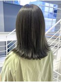 ヘルシースタイル/外ハネボブ/オリーブグレージュ/髪質改善/町田