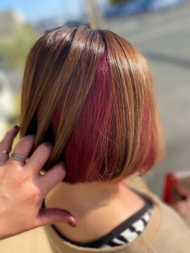 アース 浜松志都呂店(HAIR&MAKE EARTH) インナー♪パープルピンク