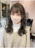 似合わせオリーブカラー【ブリーチ無し】