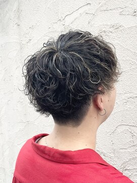 モップアップ(Mop up) メッシュ×パーマ