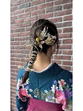 ブッシュ ユメリア徳重店(BUSH) 【副店長　一木】成人式和風ポニーテール