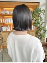 ユラギフロムユイマァル 水島店(YURAGI from YUIMARL)&nbsp;切りっぱなしボブ×アッシュグレー