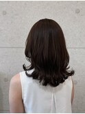 ミディアムレイヤースタイル