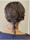【ヘアアレンジ】ゆるふわ玉ねぎヘア