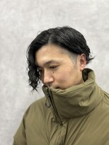 クロムトウキョウ ザ バーバー ネオン 新宿店(CHROM TOKYO the Barber ne/on)&nbsp;スパイラルパーマ/かきあげサイドパート　/新宿メンズサロン
