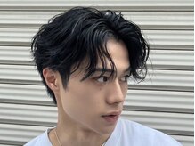 《*ラフな質感が人気のツイストスパイラルパーマ*》家でも簡単にサロンクオリティを再現＊メンズ/阪急豊中