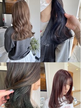 イロプラスソイ(iro + soi)の写真/初めてのヘアカラーでも大丈夫☆丁寧なカウンセリングでしっかりサポート！友達に褒められるスタイルに◎