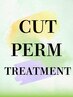 ◆パーマSET【PLATINA】◆【カット+プレミアムパーマ+TOKIOトリートメント
