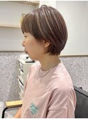 ショート　シークレットハイライト