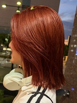 ユーカナヤマ(u Kanayama) ブリーチありレッドカラー