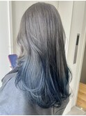 裾カラーエンドカラールーツカラー毛先グラデ―ションブルージュ
