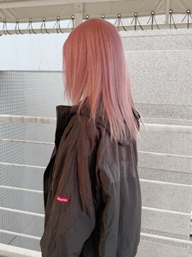 ザスリック 代官山(THE SLICK) ピンクベージュピンクミルクティーベージュブリーチダブルカラー