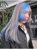 ワインレッドハッシュカット大人モードヘアカラー
