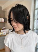 顔周りレイヤーボブ【シン】【ラッキーヘア加古川】