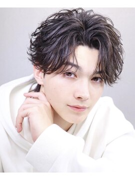 アストラ(ASTRA) MEN’S HAIR/波巻きツイストスパイラル/リバースセンターパート