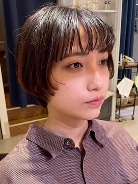 デュースヘア(DEUCE HAIR) レイヤーカットショートボブショートカット顔周りカット韓国30代