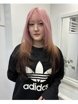 ヴィア 京都烏丸(Via)&nbsp;10代20代/ペールピンク/ハイトーン/ブリーチ/髪質改善／ピンク