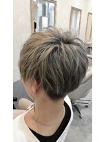 ジーナ オム 札幌(Zina Homme) シルバーマッシュ*ニュアンスパーマ*メンズ*Zina Homme札幌