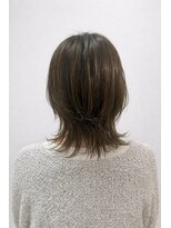 ウォーターリリー 川西店(Water Lily) ミディアムレイヤー白髪ぼかしカラー30代40代50代60代