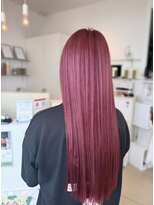 ミント(minto)&nbsp;ダブルカラー×ピンクカラーダブルカラー＆ブリーチ髪質改善