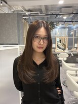ラベルムバイエーケー(La Belleme by AK)&nbsp;顔まわりが可愛い♪ロングレイヤースタイル