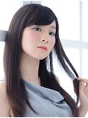 ツヤ髪ストレート