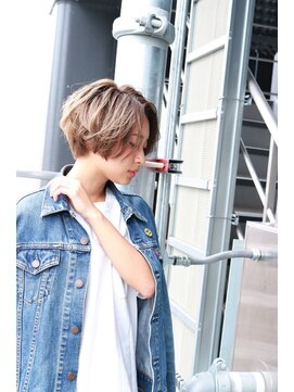 ヘアサロンエム 大宮東口(HAIR SALON M) アビスベージュ☆ショートボブ