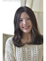 アドラーブル 長岡リップス旭岡店(adorable)&nbsp;暗髪×透明感★大人可愛いストレート