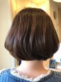 ビーピージェイズ 目黒店(BPJ’S)&nbsp;あごラインボブで毛先ワンカール。ツヤ髪＆セットもラク。