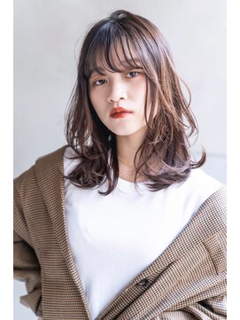 レニーバイエース(LANY by ACE) 【LANY 横浜】外ハネミディ×フォギーベージュ