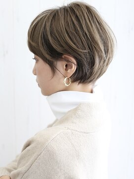 ハレ(HALE) 【HALE銀座】小顔丸みショートボブ20代30代40代◎