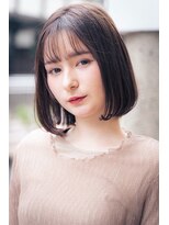 Liberte銀座 大人可愛い小顔ショート×ミルクティーベージュ