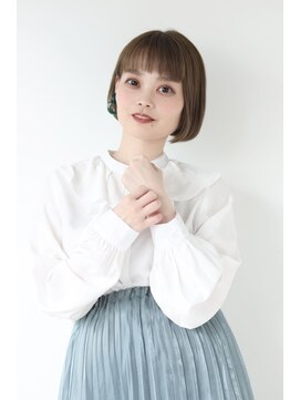 ヘアリゾート粋 ドゥオ 新宿南口店(dua) ヘアリゾート粋dua新宿南口*黒田麻実子*《ナチュラル/ミニボブ》