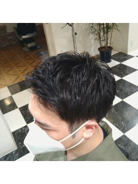 ルシードスタイル クリザンテーム さっぱりメンズショートヘア