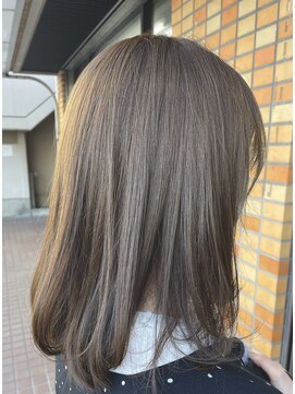 ビセル バイ シータ 川越店(becel by THETA) オリーブグレージュ×ナチュラルワンカール