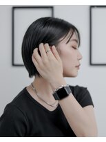 ノード(NODO)&nbsp;【モードヘア】黒髪のモードショート