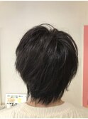 ショートレイヤーマッシュウルフ
