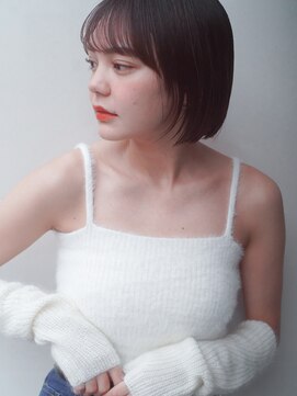 レジュアル(RESSUAL) 大人可愛い20代30代40代黒髪前下がりショートボブ丸みショート◎