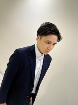 プレミアムバーバー 原宿店(PREMIUM BARBER produce by HIRO GINZA) ビジネスパーマスタイル