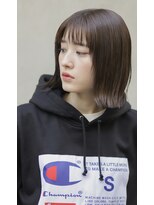 ナイン(nine)&nbsp;【吉祥寺/荻野元気】切りっぱなしボブ　外ハネ　簡単セット