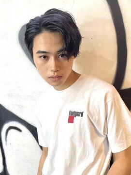 カーニー 上野(kearny) ニュアンスパーマ/スペインカール/ダークアッシュ/上野