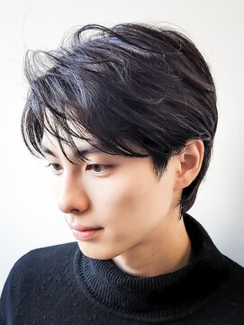 オーシャントーキョー ホワイト 原宿(OCEAN TOKYO WHITE) 本田響矢ヘア　ナチュラル　メンズショート