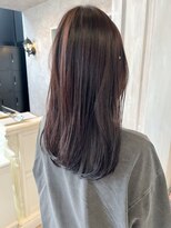 キャアリー(Caary) 福山人気酸性ストレートナチュラル韓国風流し前髪ゆる巻き20代
