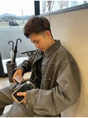 刈り上げアップバング スパイキーショート