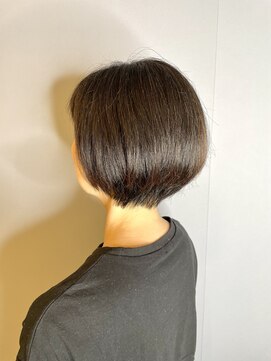 ブロッサム 東久留米店(Blossom) 20代30代ミニボブココアブラウン小顔美肌ストレート丸み