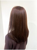 白髪ぼかし  ×  ブラウンベージュ