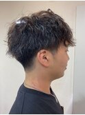 【セット簡単】メンズパーマ